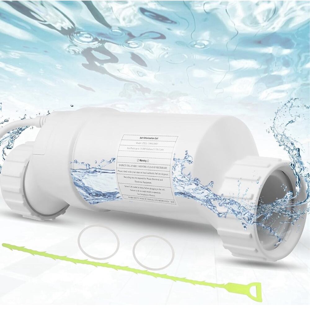Salt Water Pool Chlorinator System, Compatible with Hayward Salt Chlorine 15,000
